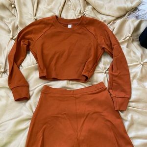 American Apparel Two piece set size xs
